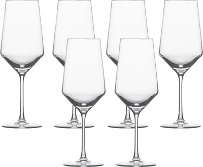 Produktbild von SCHOTT ZWIESEL 112420, Rotweinglas, Flötenglas, Glas, Transparent, Bordeaux Wein, 680 ml