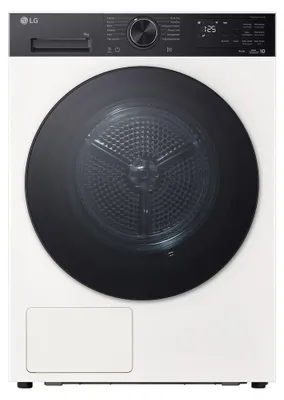 Produktbild von LG RNX5009TWBB, Freistehend, Frontlader, Wärmepumpe, Weiß, Drehregler, Berührung, Rechts
