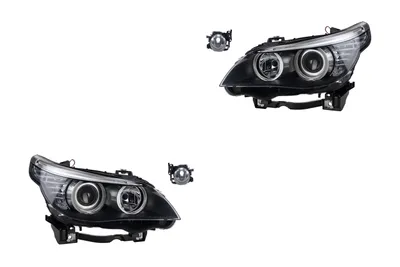 Immagine prodotto di Kit fari compatibile con BMW Serie 5 E60 E61 dal 04/2007 al 03/2010, con luci H7 H7 e fendinebbia. Codici: 63177897187, 7897187, 63177897188, 7897188, 63127177727, 63127177727. Johns