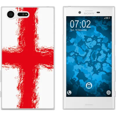 Produktbild von PhoneNatic Case kompatibel mit Sony Xperia X Compact Silikon-Hülle WM England M4