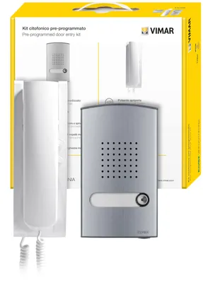 Zdjęcie produktu dla VIMAR K8879.E – system domofonowy dwuprzewodowy Plus, zawiera: urządzenia audio, system audio dla domów jednorodzinnych