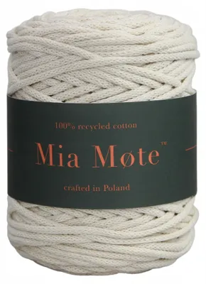 Image de Mia Mote Cordon Macramé Tressé Coton Naturel 3mm