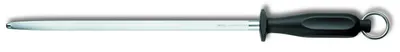 Image de Acier de boucherie, 30cm, traction fine, rond, noir