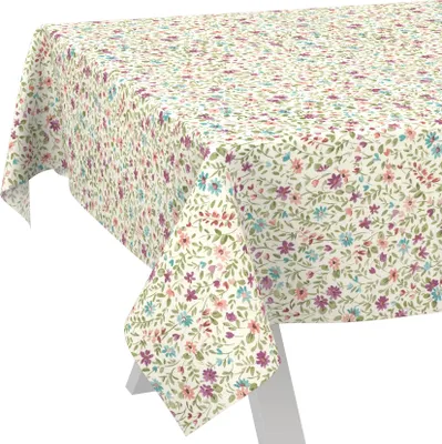 Produktbild von Tischdecke Iris-Erdbeeren Bunt 200x140cm Schnittkante