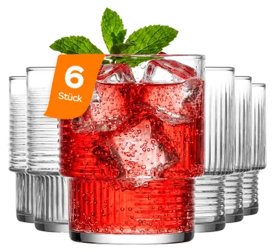 Produktbild von LAV Helen Softdrinkgläser 325ml, 6er Set, KI-generiertes Bild