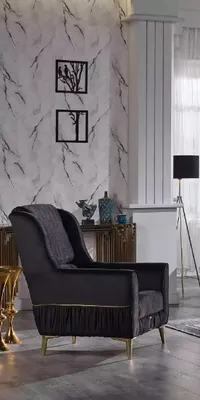 Productafbeelding van Design fauteuil, leestoel, tv-fauteuil, comfortfauteuil, woonkamer meubels