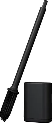 Produktbild von Famanu Toilettenbürste Flexibel mit Schnell Trocknendem Behälter - Schwarz