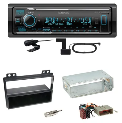 Produktbild von Kenwood KMM-BT508DAB Bluetooth USB Digitalradio Einbauset für Ford Fiesta Fusion