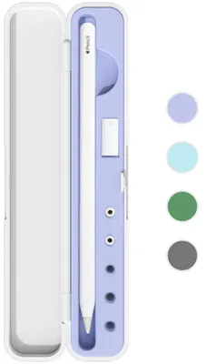 Image de Boîte de rangement Meowster avec couvercle, compatible avec l'Apple Pencil de 2e génération et de 1ère génération