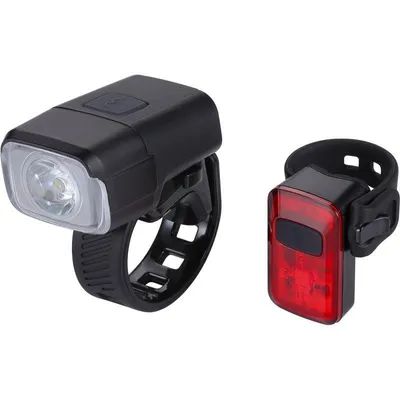Image de BBB BLS-164 NanoStrike Combo lights set front 400 lm rear 20 lm integrated 1050 and 300 mAh batteries
