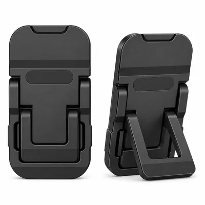 Obrázok produktu pre Skladací ergonomický stojan na notebook – LAPFOLD Čierny, Obrázok generovaný UI