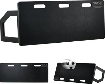 Obrázok produktu pre Futbalová odrazová doska, prenosná futbalová stena s rozmermi 40" x 16" s 2 uhlami odrazu, skladateľná odrazová doska z HDPE, futbalové tréningové vybavenie pre deti a dospelých, tréning prihrávok a streľby