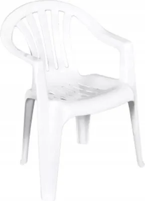 Produktbild von Kunststoff-Gartenstuhl Zircon weiß