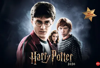Produktbild von Harry Potter Broschur XL Kalender 2026
