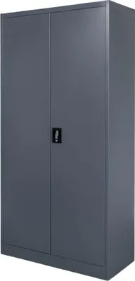 Zdjęcie produktu dla Szafa na dokumenty kartotekowa biurowa metalowa FURVERO W-101 G/G grafitowa 90x40x185cm skręcana