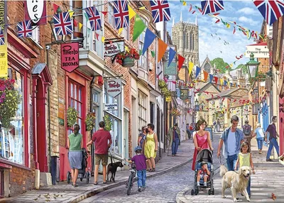 Immagine prodotto di GIBSONS Puzzle di Steep Hill 1000 pezzi