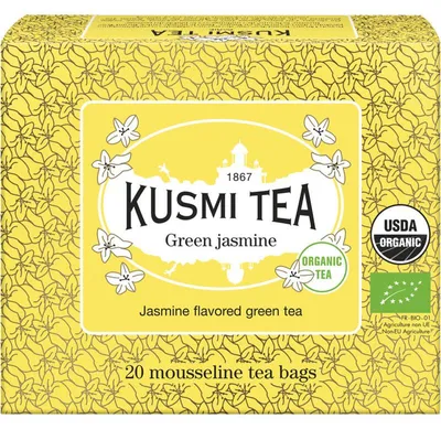 Obrázok produktu pre Kusmi Teazelený jazmínový čaj 40 g – Aromatický,zelený čaj