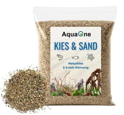 Zdjęcie produktu dla 5 kg żwir naturalny beżowy średni "jakość premium" 2-3 mm podłoże żwir akwariowy