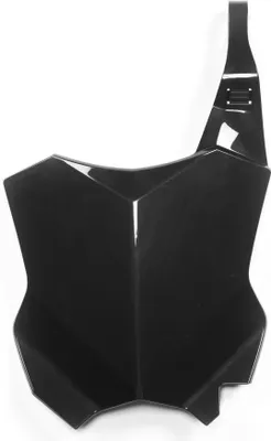 Produktbild von ACERBIS schwarze vordere Nummerntafel für KAWASAKI