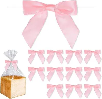 Produktbild von Famanu Strickbänder Rosa - 50 Stück, für Basteln und Dekoration