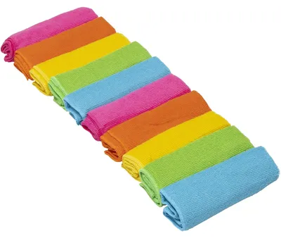 Zdjęcie produktu dla Chusteczki z mikrofibry, 30 x 30 cm, 10 sztuk