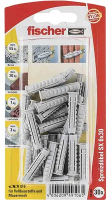 Produktbild von Fischer Dübel SX 6x30 K (30), 049106