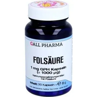 Productafbeelding van Folszuur 1 mg, capsules, 30 stuks