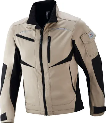 Produktbild von Kübler Jacke PRACTIQ Ultrashell 1351 sand-braun/schwarz Größe S