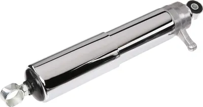 Image de Strut arrière gauche avec manchons chromés, 360 mm - pour MZ ETZ, TS, ES, ETS