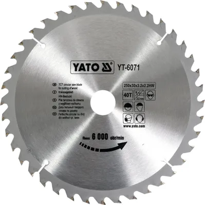 Image de Lame de scie carbure 250x30mm 40Z