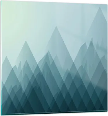 Produktbild von Bilder auf glas - Abstraktion modern - 50x50cm - Glasbilder - Wandbilder - Kunstdruck - zum Aufhängen bereit - Wanddekoration aus Glas - Glas Bilder - Wandbild auf Glas - Einteilig - GAC50x50-4007