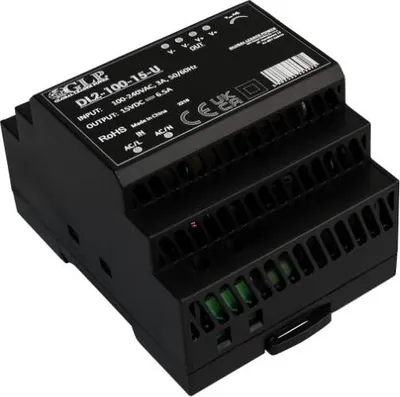 Zdjęcie produktu dla GLP DL2-100-12-U: zasilacz DIN 12 V 7,5 A 90 W