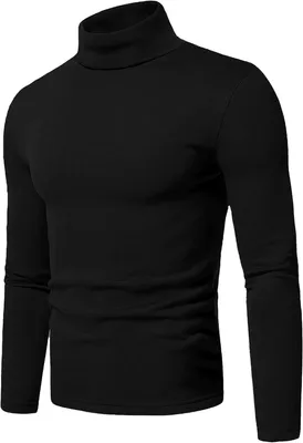 Productafbeelding van Thermoshirt heren - Thermisch onderhemd met lange mouwen en col - Katoen stretch basislaag