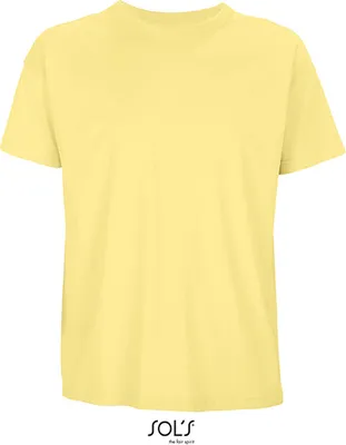 Obrázok produktu pre SOLs 03806 | Pánske tričko Boxy Oversized - česaná organická bavlna - farba: svetložltá - veľkosť: M