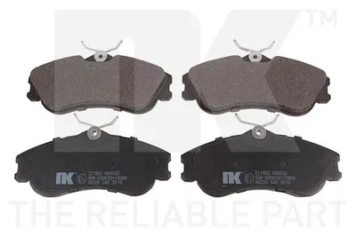 Produktbild von NK Bremsbeläge Satz Vorne Bremsklötze passend für PEUGEOT 206 Schrägheck (2A/C) 221963