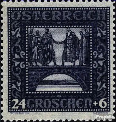 Produktbild von Briefmarken Österreich 1926 Mi 492I Gefälligkeitsentwertung gestempelt Nibelungen