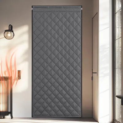 Zdjęcie produktu dla Firanka termiczna 100 x 210 cm - Ochrona przed zimnem - Uszczelka przeciwwiatrowa - Wodoodporna