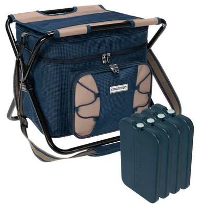 Produktbild von Hocker mit integrierter Kühltasche + 4 Kühlakkus