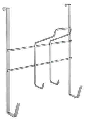 Zdjęcie produktu dla Metaltex Over The Door Space Saver Strijksethouder 28x12x28 cm Zilver
