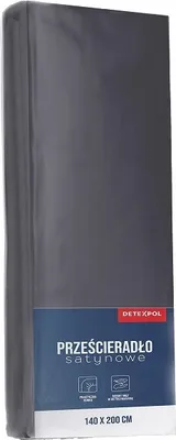 Produktbild von Deco4Home Prześcieradło Microsatyna Pure | 160x200cm | Grafit