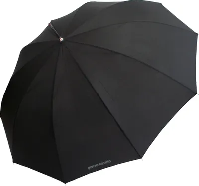 Produktbild von Pierre Cardin Stockschirm Herrenregenschirm Schwarz Automatik Stabil Elegant