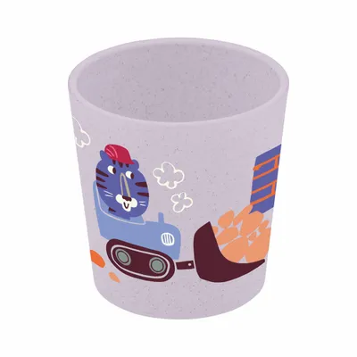 Produktbild von Koziol Becher Connect Cup S Trucks, Kunststoff, Organic Grey, 190 ml, 8327747