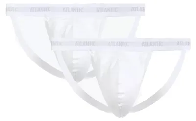 Produktbild von Jockstraps 2er-Pack Atlantic Baumwolle Unterstützender weiß L