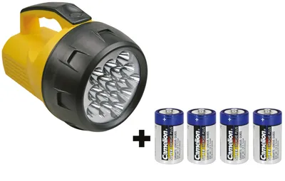 Produktbild von LED-HANDSCHEINWERFER - 16 LEDs - 4 x D-BATTERIE