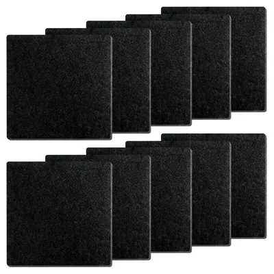10er-Pack Aktivkohlefilter für Kompostbehälter, 191x166 mm