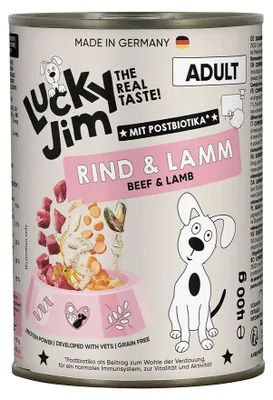 Produktbild von Lucky Jim Classic Adult Rind & Lamm 400g
