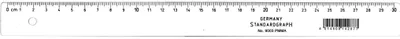 Produktbild von Standardgraph Lineal für Büro und Ausbildung 30 cm glasklar