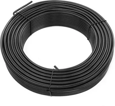 Produktbild von Spanndraht Draht Zaun 55 m Länge Gartenzaun 3,8 mm verzinkt Anthrazit RAL 7016