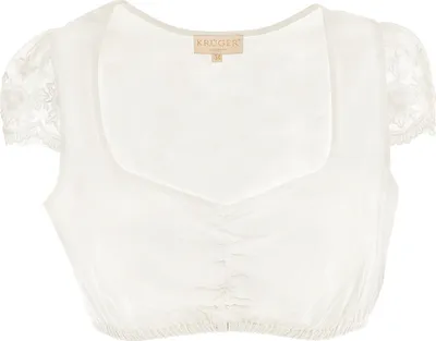 Produktbild von Krüger Damen Trachtenbluse 022163-000 in weiß (Größe: 38)