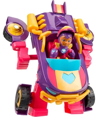 Produktbild von Marvel Iron Man and his Awesome Friends Ironheart 2-In-1 Mech-Anzug & Fahrzeug, 3 Jahr(e)